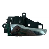 Maçaneta Interna Mitsubishi Lancer 2012 Dianteira Esquerda Preto Dianteira