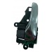 Maçaneta Interna Mitsubishi Lancer 2012 Dianteira Esquerda Preto Dianteira