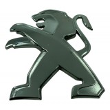 Emblema Tampa Peugeot 3008 Allure 2017 2018 19 2020 Traseira Cinza