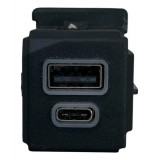 Entrada Usb Console Traseiro Fiat Fastback Audace 2023 2024