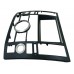Moldura Comando Ar Condicionado Infiniti Fx45 2006 2007 2008 Preto Com Detalhes Prata