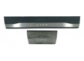Par Soleira Porta Honda City 1.5 2016 2017 Traseira Direita