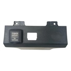 Moldura Tomada Honda Fit 1.5 Ex Manual 2010 2011 2012 2013 Preto