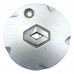 Calota Central Roda Renault Logan 1.0 16v 2012 2013 Prata