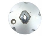Calota Central Roda Renault Logan 1.0 16v 2012 2013 Prata